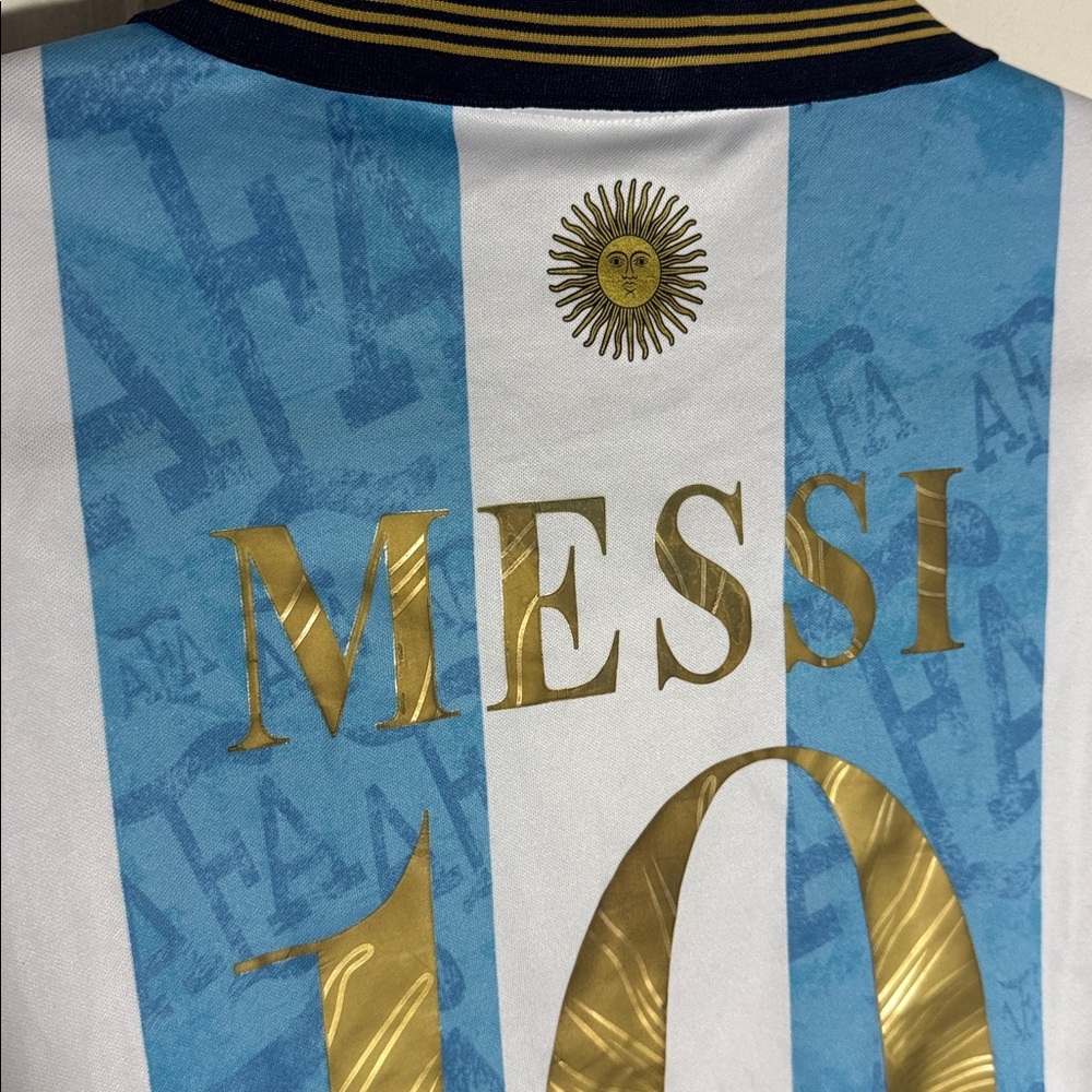Adidas Argentina National Team Soccer Jersey Messi 10 Mens Size XL Copa America - Picture 11 of 15